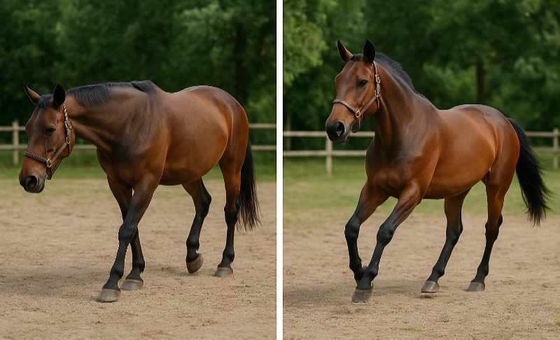 Bella before and after
